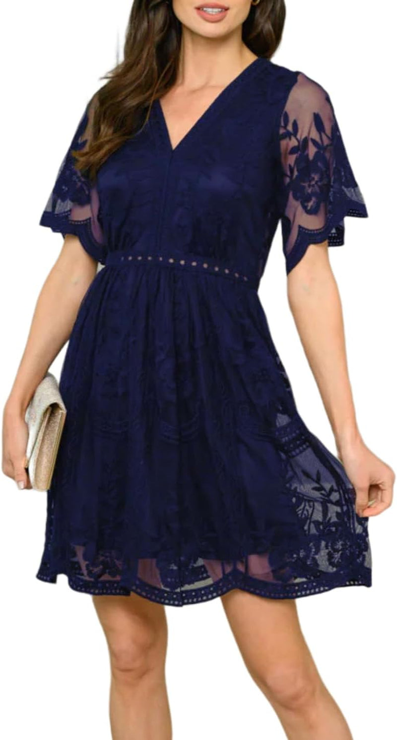 HOYISHION Women'S off the Shoulder Floral Lace Maxi Dress White Bridesmaid Wedding Party Maternity Photoshoot Long Dresses