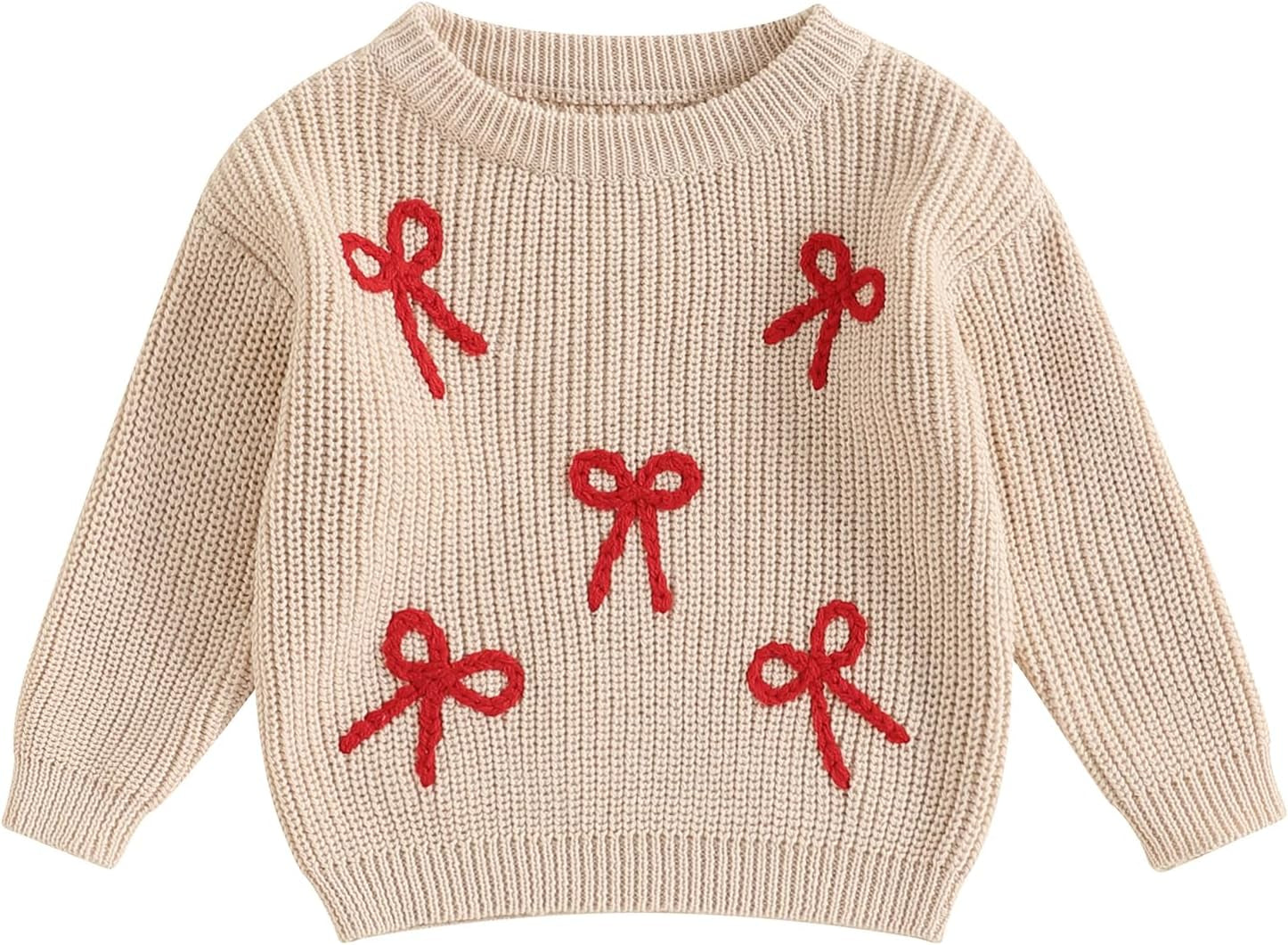 Baby Halloween Sweater Pumpkin Print Long Sleeve Crewneck Embroidery Knit Sweatshirt Toddler Fall Winter Pullover