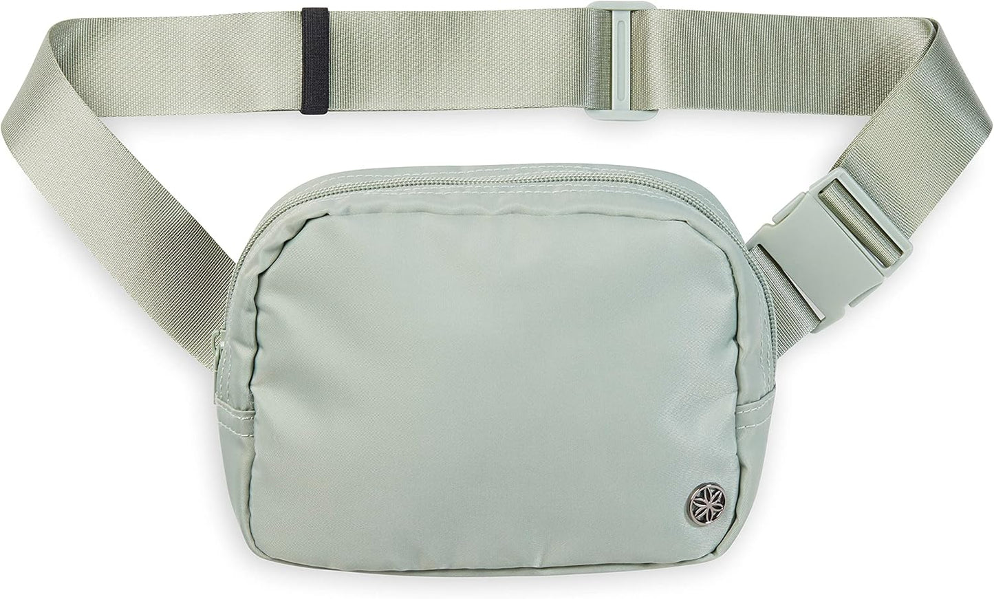 Gaiam Fanny Pack Running Belt Bag - Sidekick Waist Pack Cell Phone Holder Exercise Gym Slim Zipper Workout Pouch Jogging Bag | Multi Pocket, Adjustable Fit, Walking, Runner Accessories Women, Men