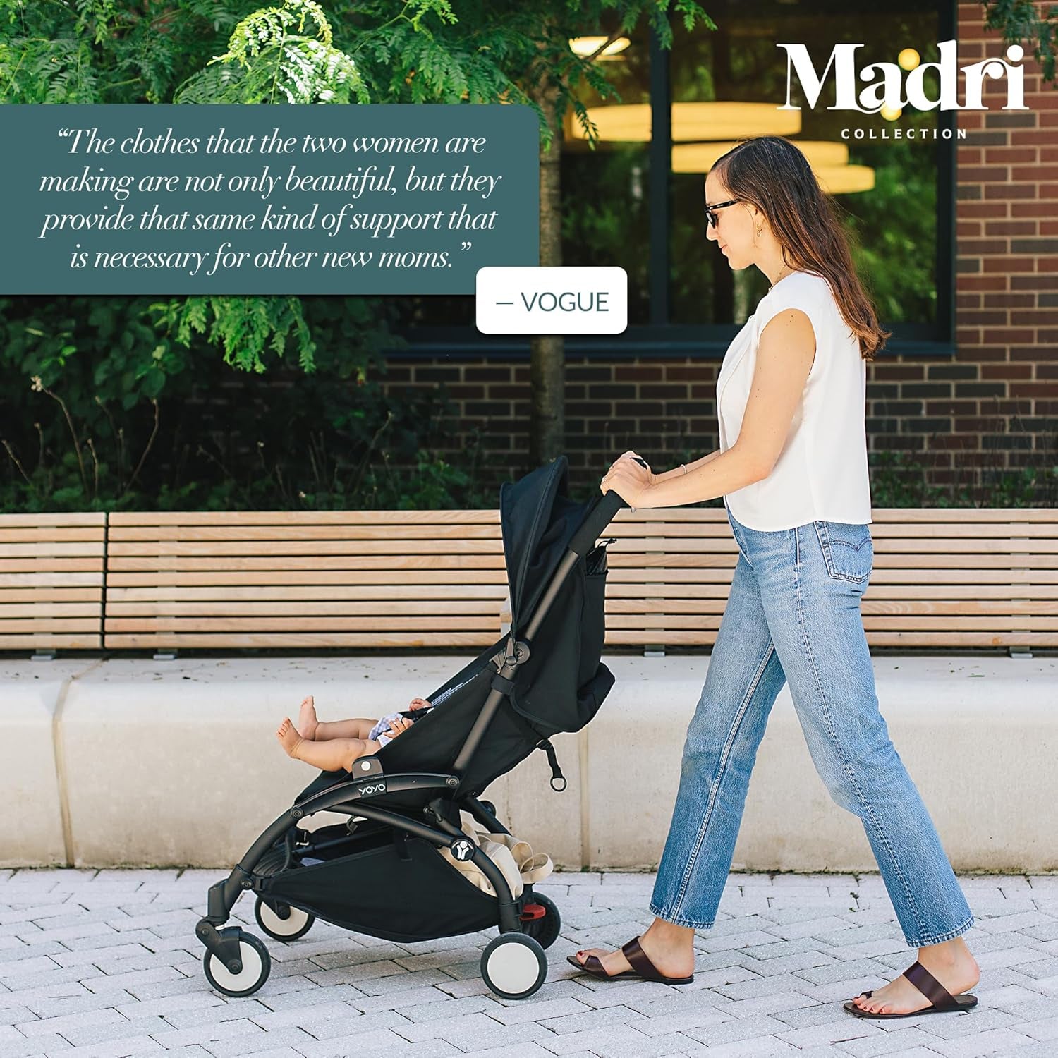 Nursing Blouse Crossover Top – Breastfeeding Tunic Top for Moms | Black or White