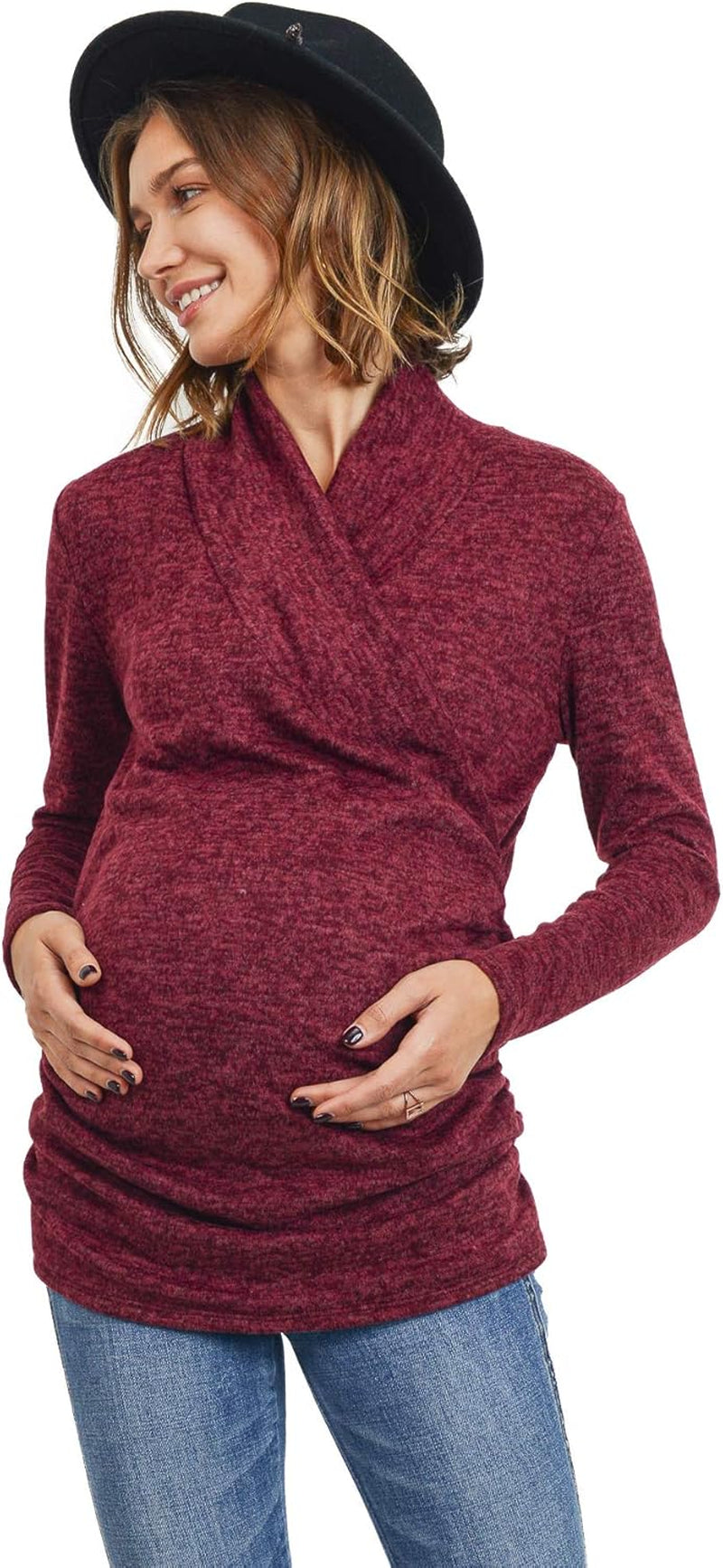 Women'S Long Sleeve Maternity Sweater Top