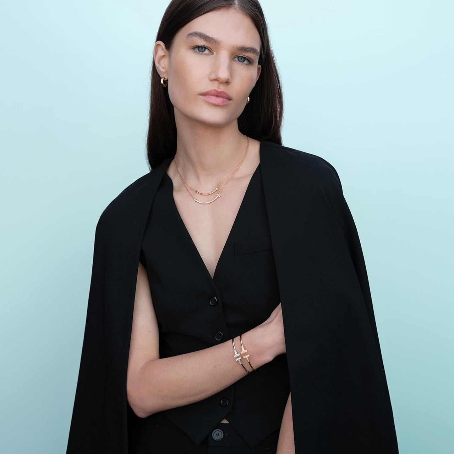 Dainty Bangle Bracelet for Women, Personalized Love Bracelet with Cubic Zirconia, Tiny Oval Waist Bangle, Adjustable 6.75 Inches, Gift for Valentine'S Day, Anniversary, Birthday for Her