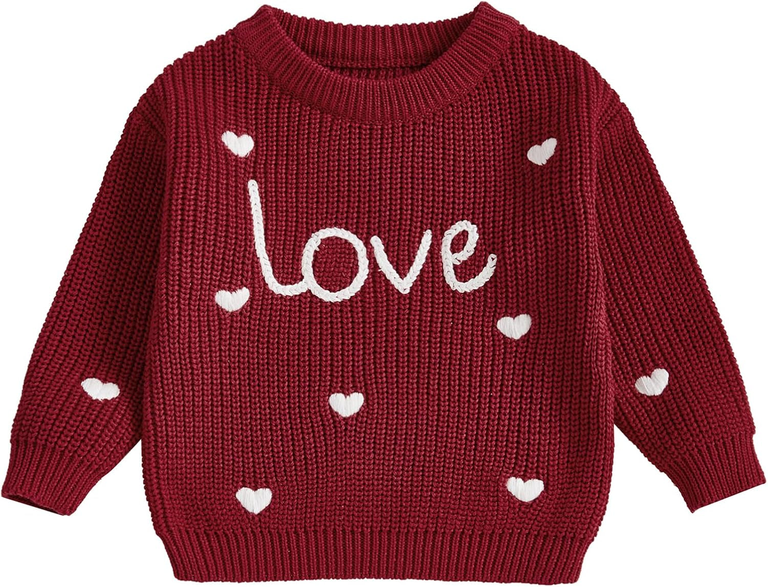 Baby Halloween Sweater Pumpkin Print Long Sleeve Crewneck Embroidery Knit Sweatshirt Toddler Fall Winter Pullover