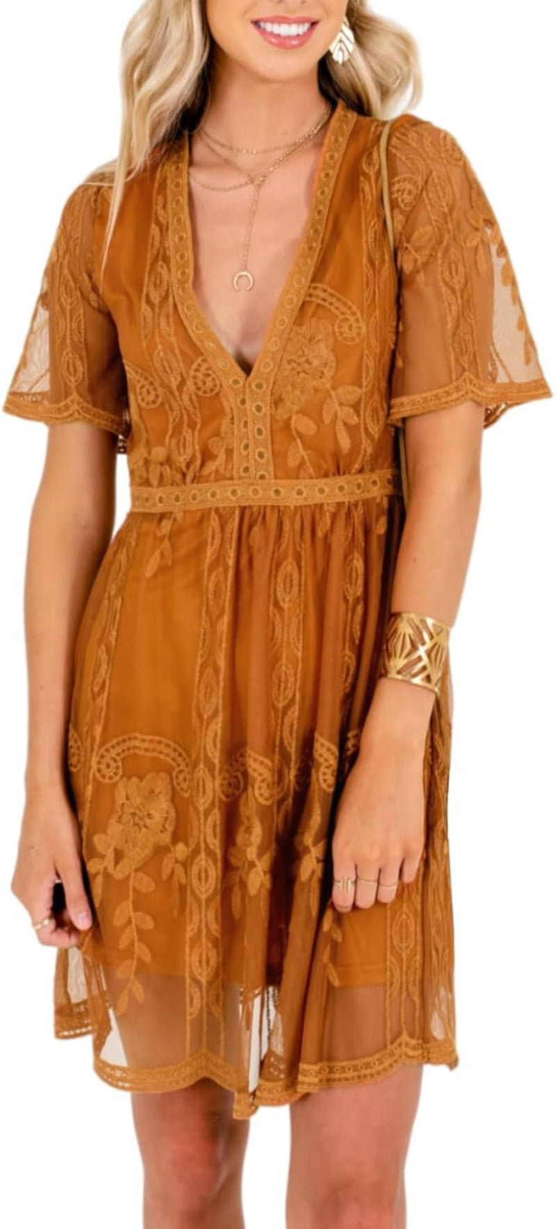 HOYISHION Women'S off the Shoulder Floral Lace Maxi Dress White Bridesmaid Wedding Party Maternity Photoshoot Long Dresses