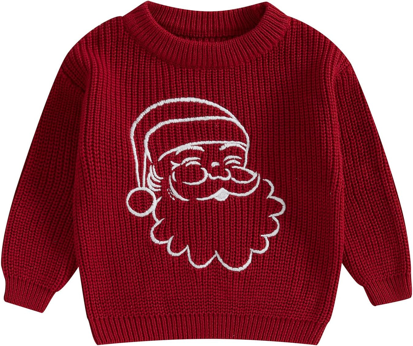 Baby Halloween Sweater Pumpkin Print Long Sleeve Crewneck Embroidery Knit Sweatshirt Toddler Fall Winter Pullover