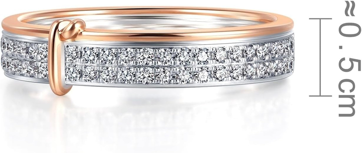Premium love knot diamond ring for women elegant design