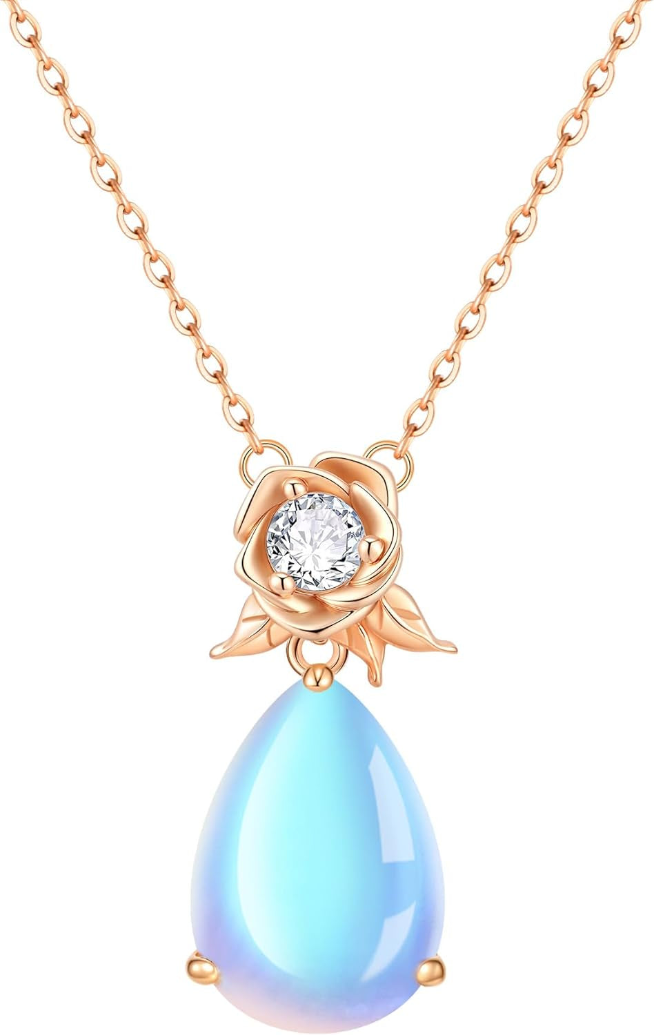 925 Sterling Silver Pendant Necklace for Women -Dainty Sunflower Crystal Necklaces Heart Cubic Zirconia Diamond Pendant Necklace Adjustable Jewelry Birthday Christmas Valentines Gifts for Her Mom Wife