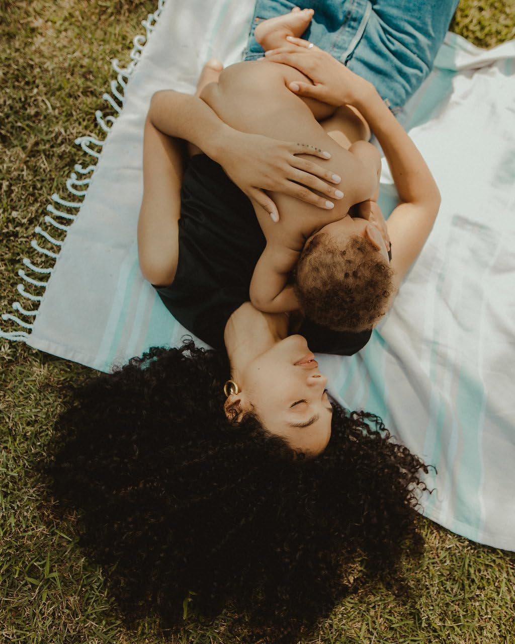 Nursing Blouse Crossover Top – Breastfeeding Tunic Top for Moms | Black or White