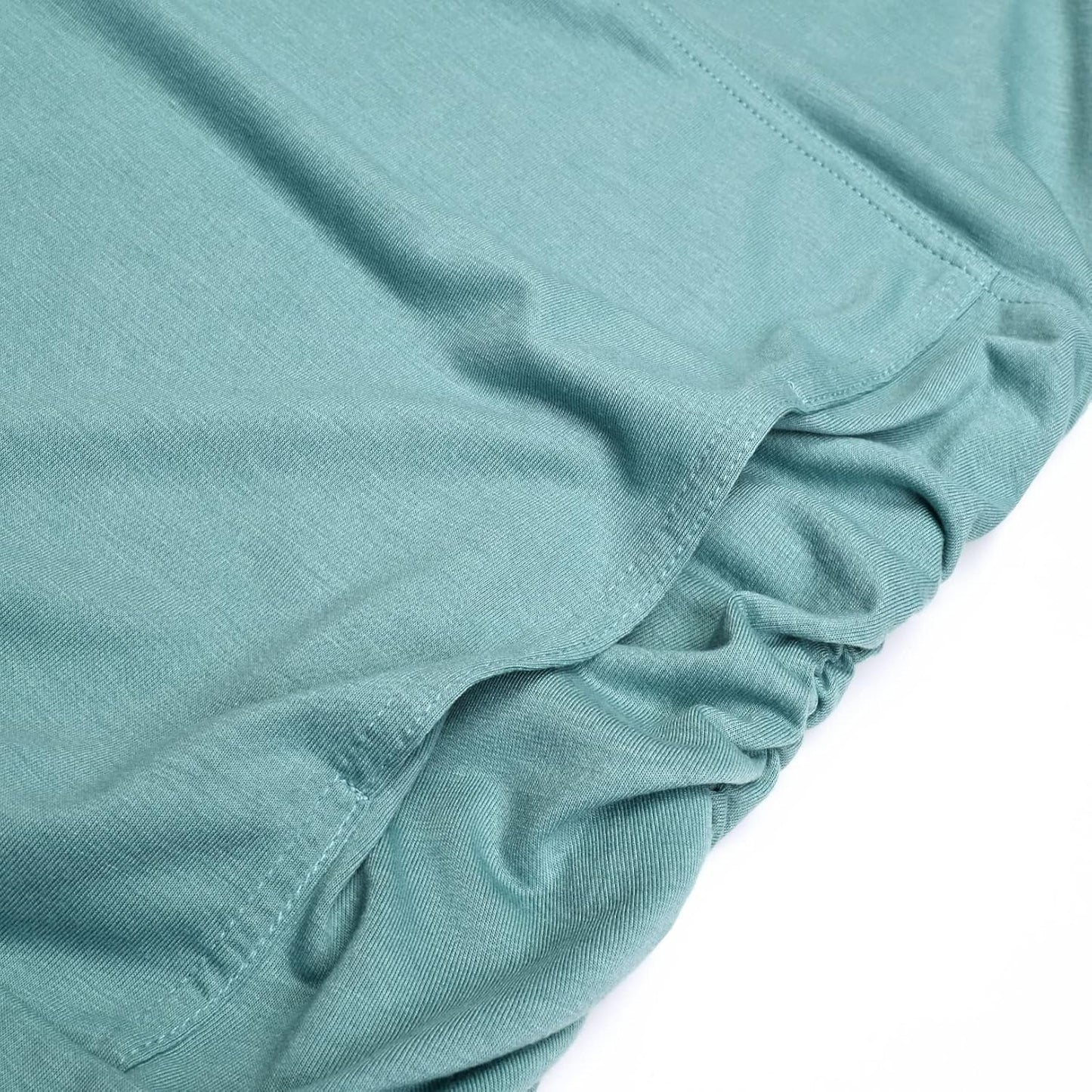 DEBELLY Maternity Shirt with Pocket Women'S Lapel Top Casual Pregnancy Long Sleeve Zipper Sweatshirt