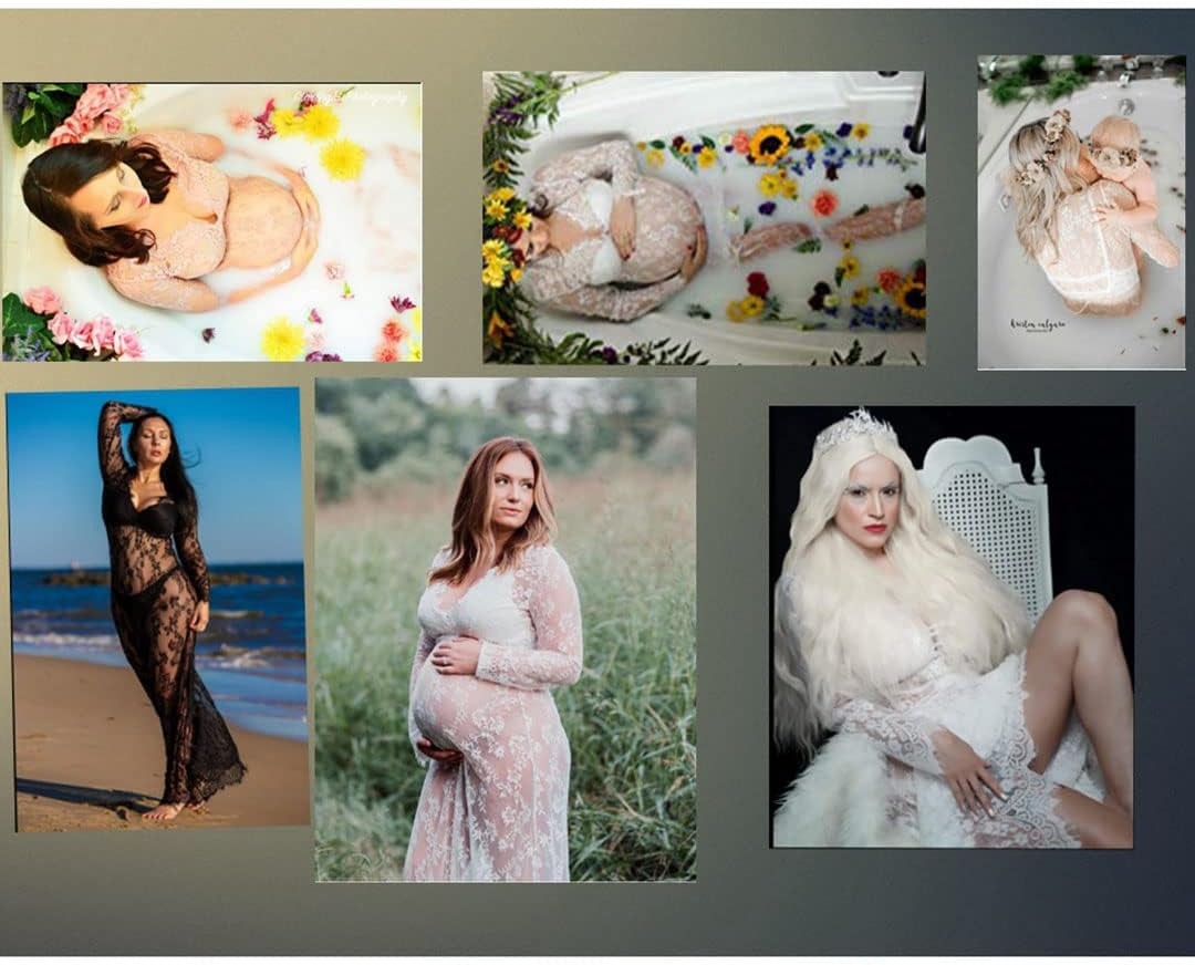 COSYOU Maternity Dress for Baby Shower, Pregnancy Party, Special Occasion & Beach