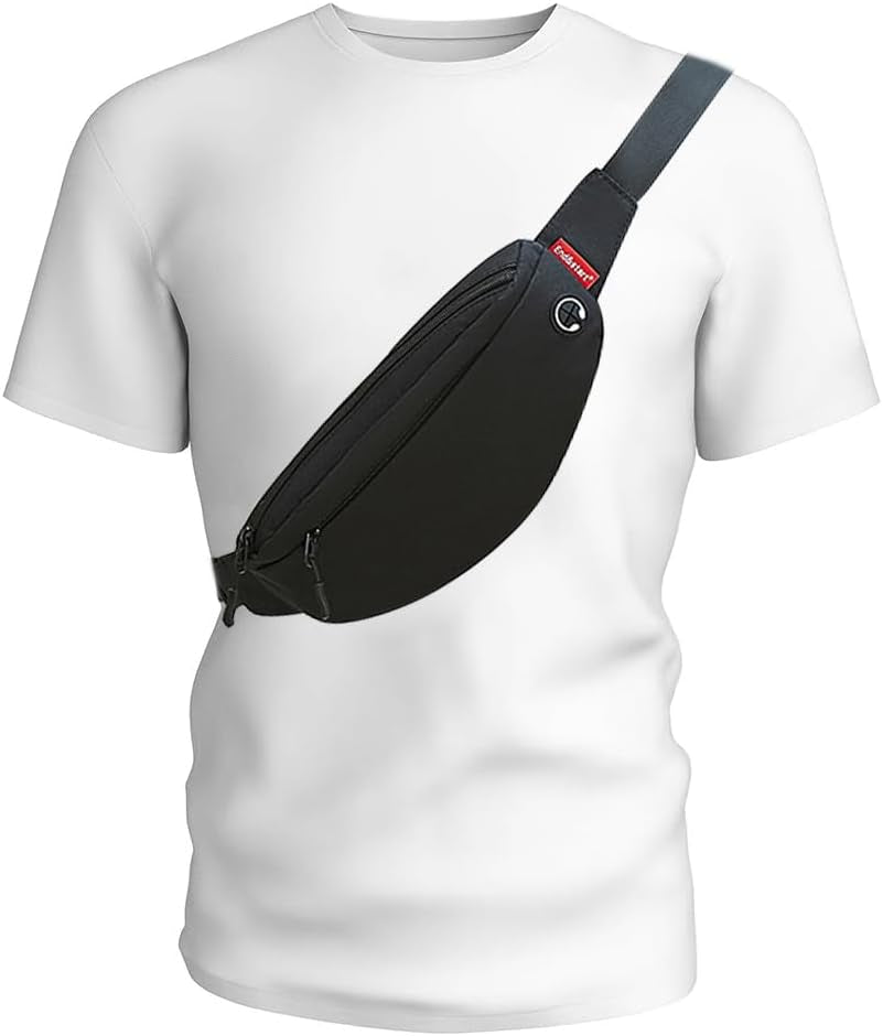 Crossbody fanny pack dimensions and pocket layout for women travelers