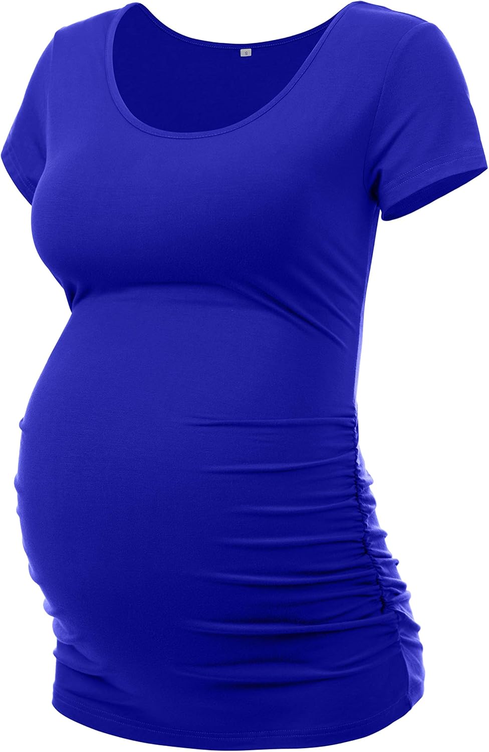 Peauty Maternity Shirts Maternity Clothes Side Ruched Maternity Tops for Women Pregnancy Shirts