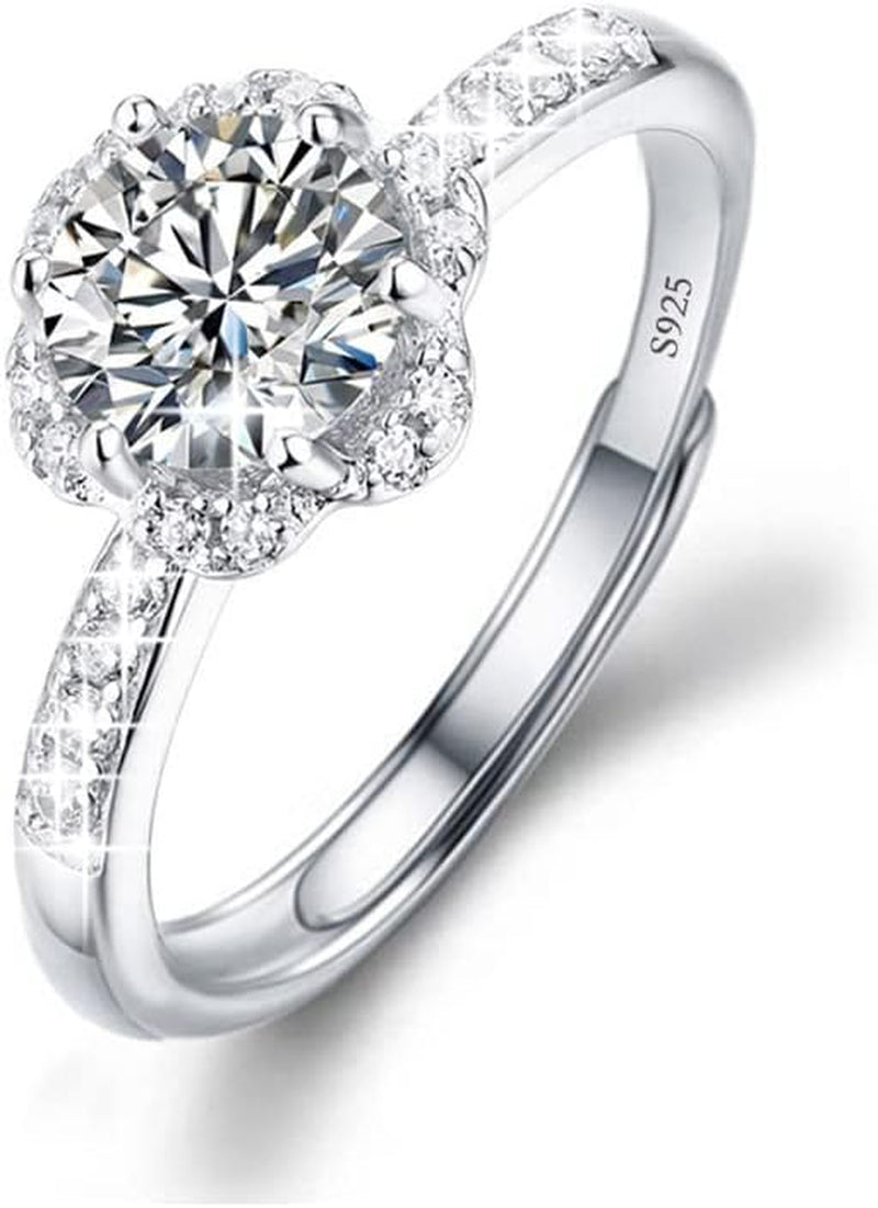 Adjustable moissanite ring sizing guide and fit