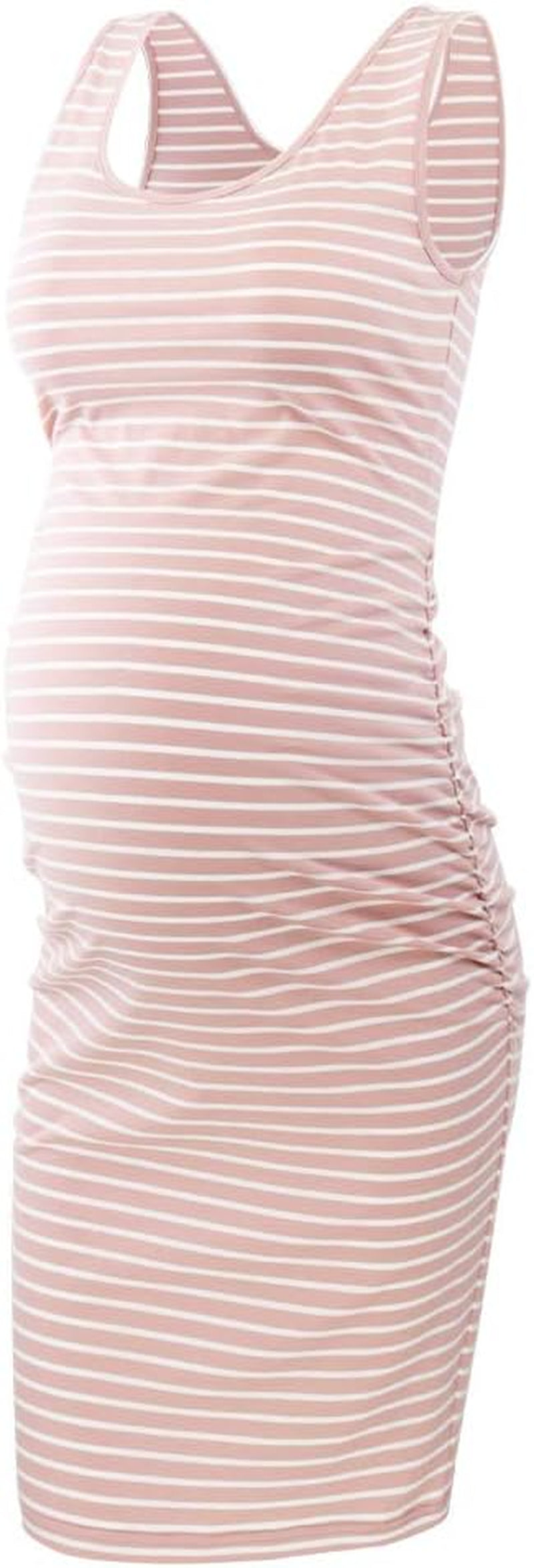 Bbhoping Women'S Maternity Sleeveless Dresses Maternity Tank Dress Mama Baby Shower Pregnancy Dress