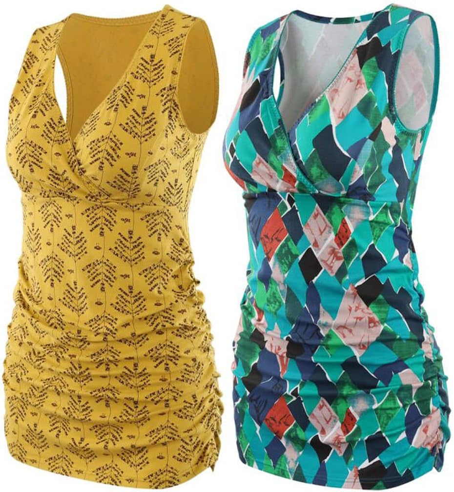 COLOMI Maternity Nursing Tank Top Women Maternity Pajama Tops Nursing Cami Sleep Bra for Breastfeeding