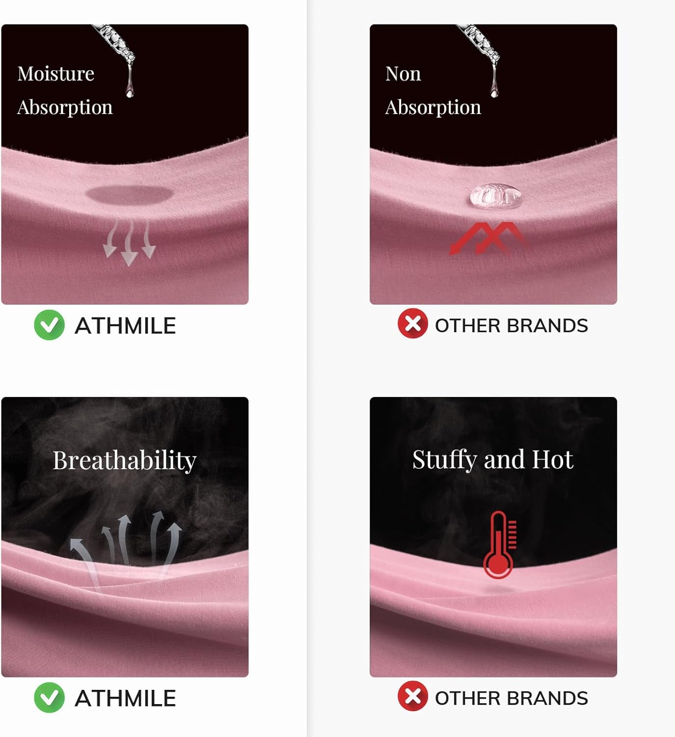 ATHMILE Womens Summer Oversized Shirts V Neck Business Casual Workout Tops Beach Vacation 2025 Gym Clothes