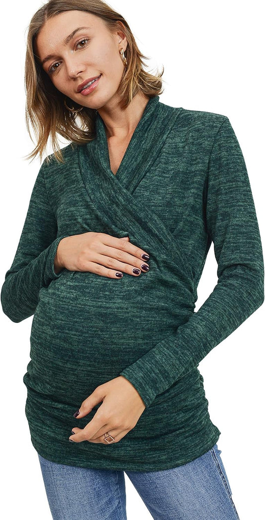Women'S Long Sleeve Maternity Sweater Top
