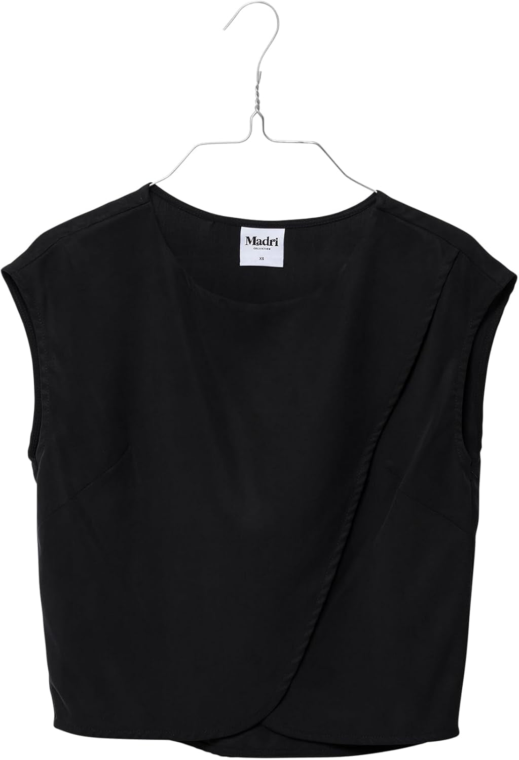 Nursing Blouse Crossover Top – Breastfeeding Tunic Top for Moms | Black or White