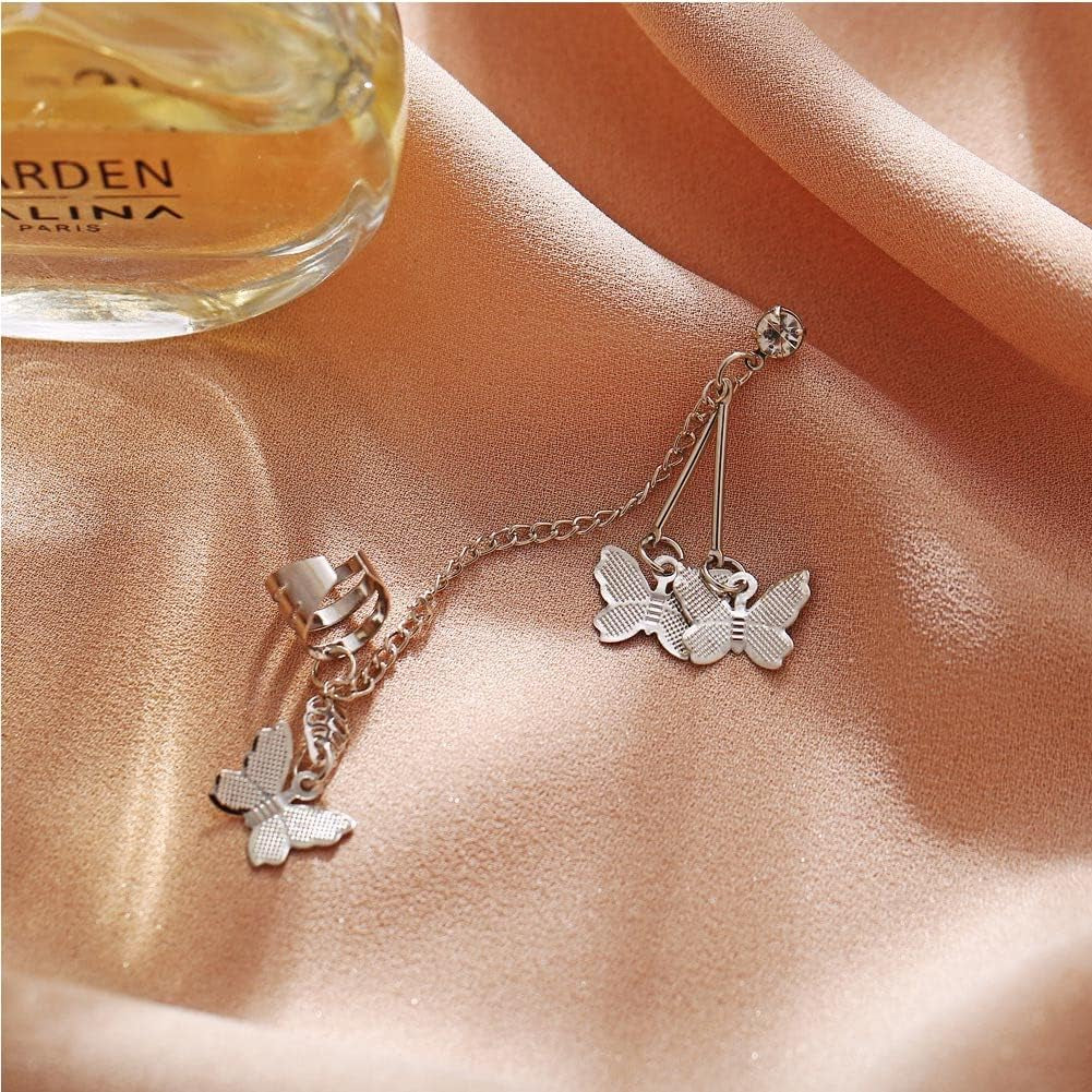 81 Pcs Ear Cuff Helix Cartilage Ear Clip on Wrap Earrings Ear Cuffs for Women Men Non Piercing Ear Clip Fake Earrings Cartilage(Gold/Silver/Black)