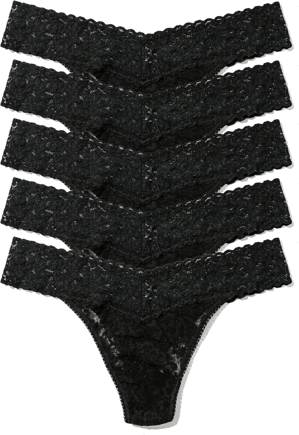 Hanky Panky lace thong one size fits 4-14 premium women's underwear