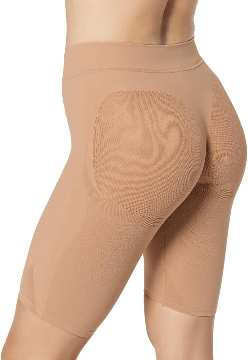 Leonisa seamless shapewear shorts packaging and product contents
