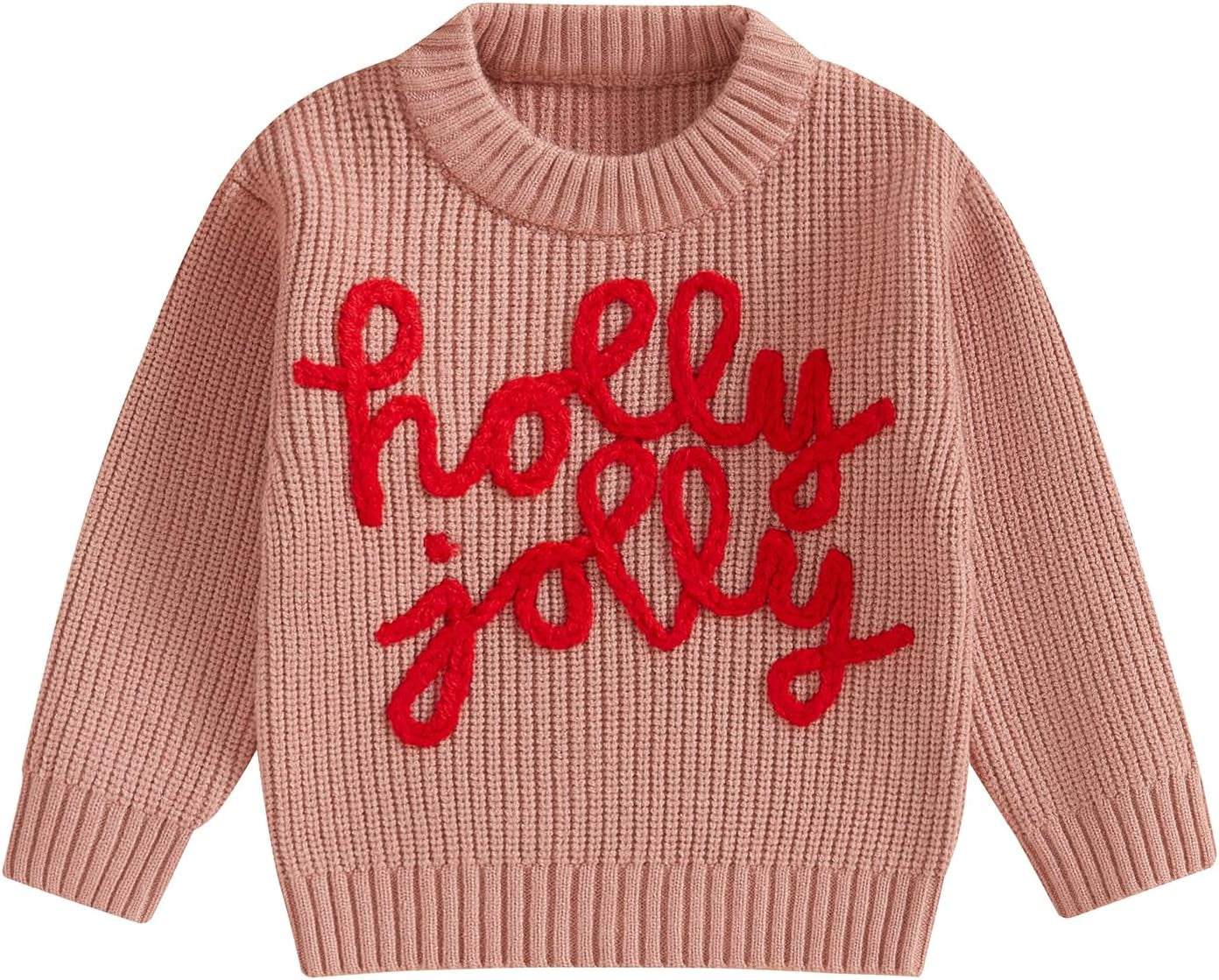 Baby Halloween Sweater Pumpkin Print Long Sleeve Crewneck Embroidery Knit Sweatshirt Toddler Fall Winter Pullover