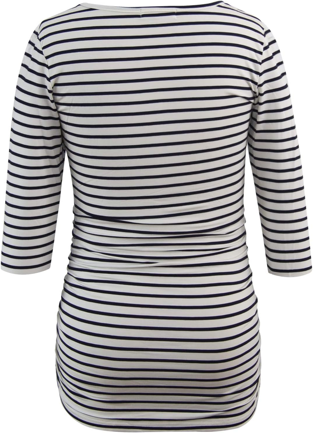 Smallshow Women'S Maternity Tops 3/4 Sleeve Tunic Pregnancy Clothes Shirt 3-Pack