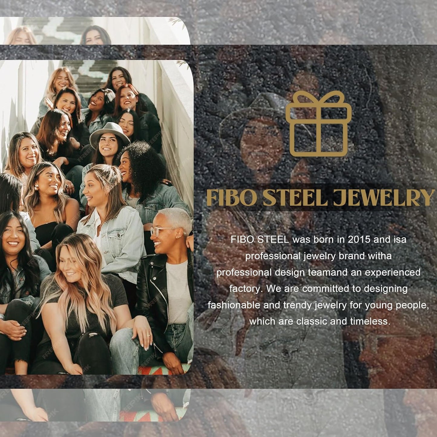 FIBO STEEL 6 Pairs Stainless Steel Black Stud Earrings for Men Women Faux Gauges Ear Tunnel Fake Gauge Earrings 3-8Mm