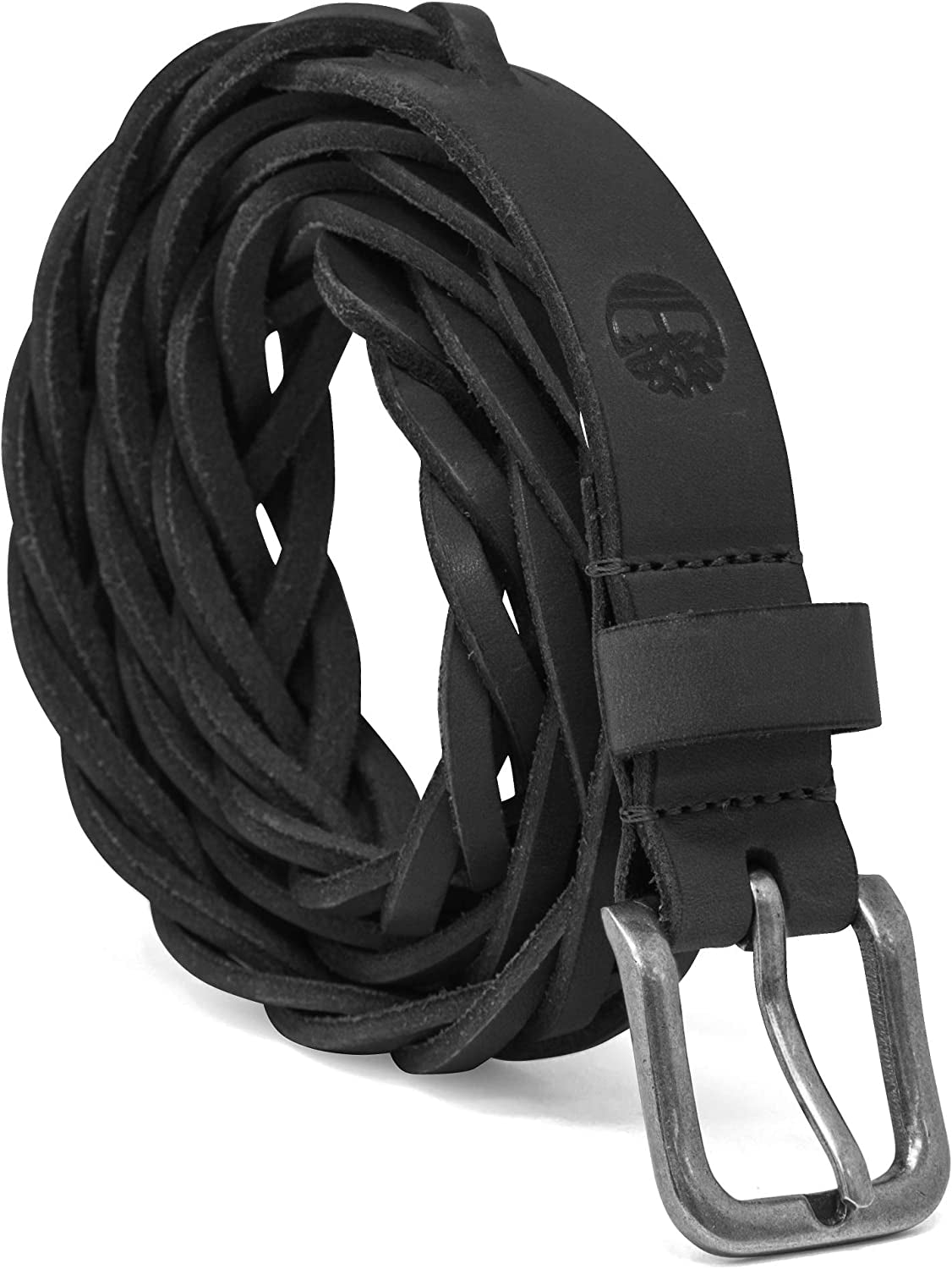 Timberland Women'S Casual Leather Belt for Jeans Apparel & Accessories > Clothing Accessories > Belts Timberland Black (Braided) Small (28-32)