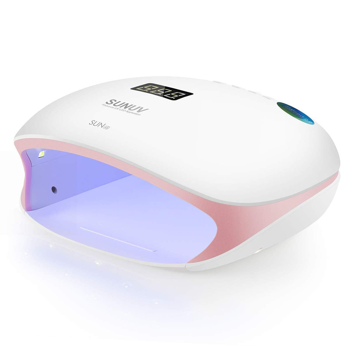 SUNUV 48W UV LED Light Lamp Nail Dryer for Gel Polish with Auto Sensor Professional Nail Art Tools SUN4 Black Health & Beauty > Personal Care > Cosmetics > Cosmetic Tools > Nail Tools SUNUV Pink