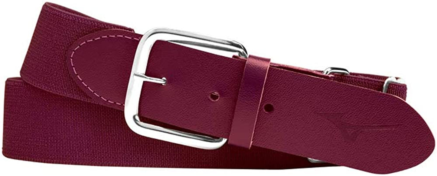 Mizuno Classic Elastic Baseball/Softball Belt | Youth and Adult Apparel & Accessories > Clothing Accessories > Belts Mizuno Cardinal Adult OSFM