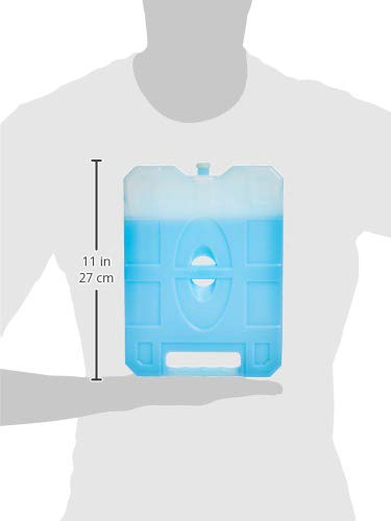 Reusable Hard Sided Rectangular Ice Pack, 10.4" X 7.9" X 1.2", Blue, Pack of 4 Apparel & Accessories > Jewelry > Anklets KYLIE MAX