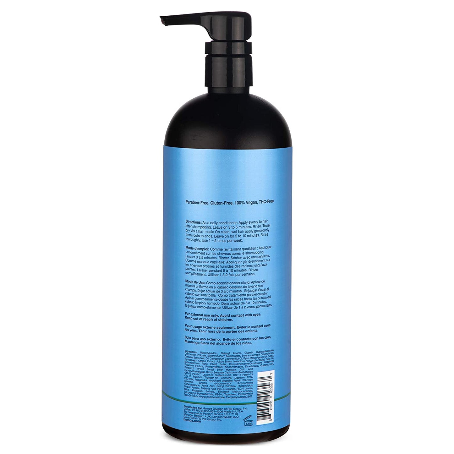 Hempz Triple Moisture-Rich Herbal Whipped Creme Conditioner and Hair Mask for Women and Men, 33.8 Oz. - Premium, Natural Moisturizing Conditioners to Repair Dry, Damaged Hair - Scented Hair Care Health & Beauty > Personal Care > Hair Care Hempz