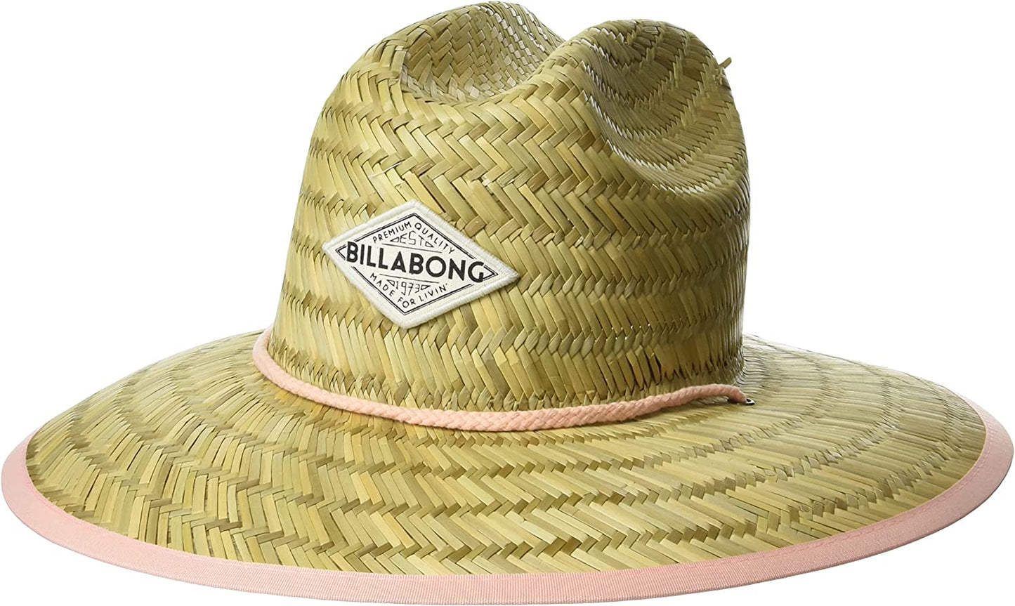 Billabong Women'S Classic Straw Tipton Sun Hat Apparel & Accessories > Clothing Accessories > Hats Billabong Peach Pit One Size