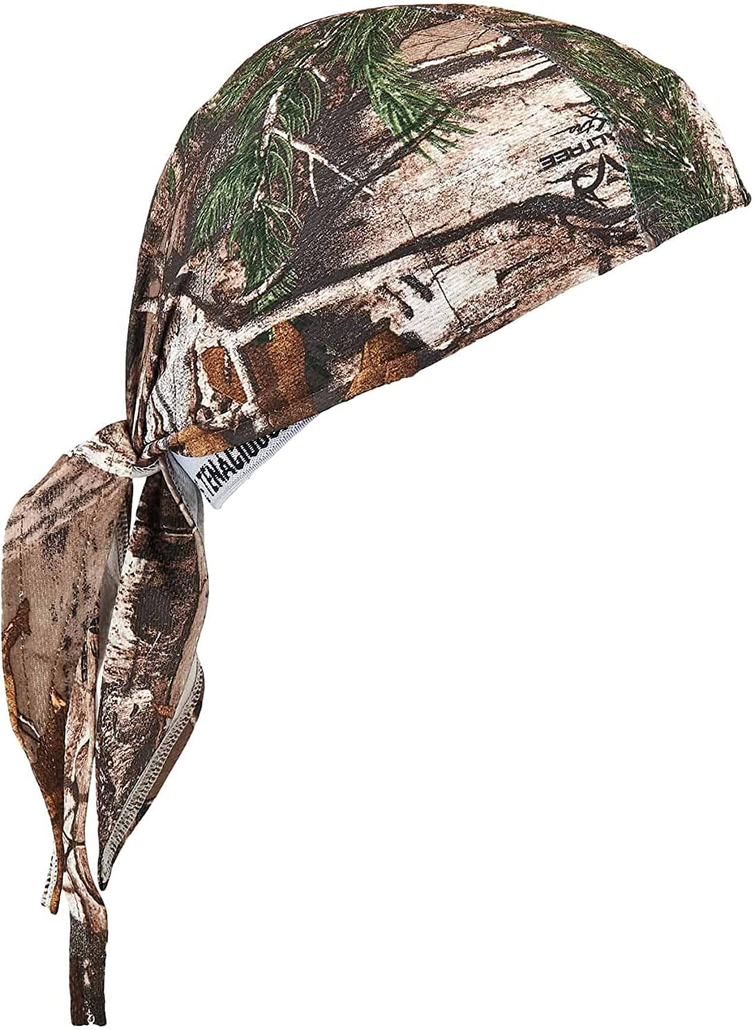 Ergodyne - 12480 Chill Its 6615 Dew Rag, Lined with Terry Cloth Sweatband, Sweat Wicking, Navy Western Apparel & Accessories > Clothing Accessories > Bandanas & Headties Ergodyne RealTree Camo