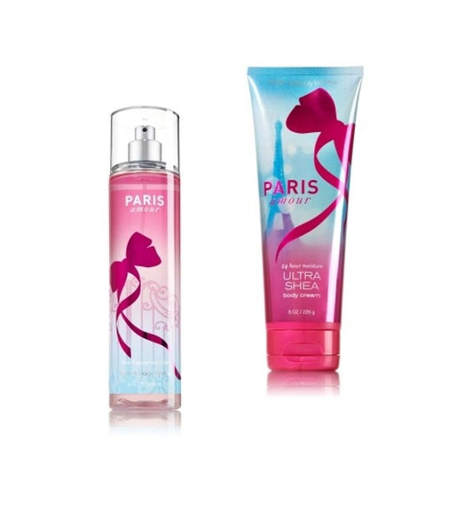 Bath & Body Works - Signature Collection – Paris Amour- Gift Set- Fine Fragrance Mist & Ultra Shea Body Cream Health & Beauty > Personal Care > Cosmetics > Bath & Body Bath & Body Works
