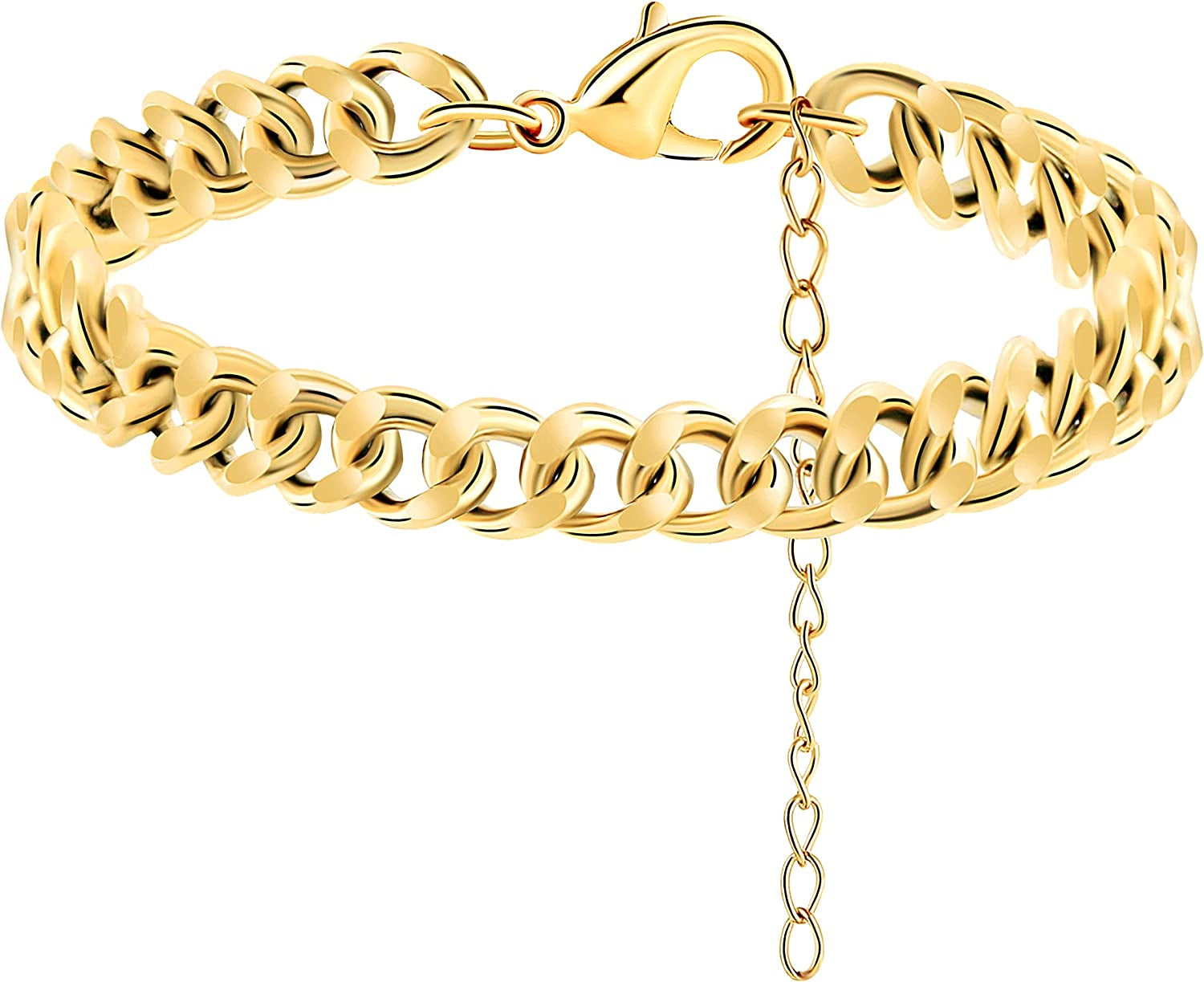 Silver Anklet Initial Ankle Bracelets for Women Teen Girls Figaro Chain Personalized Birthday Gifts for Women Summer Gift Beach Jewelry Anklet for Women Letter A-Z Jewelry Apparel & Accessories > Jewelry > Anklets JoycuFF 8mm