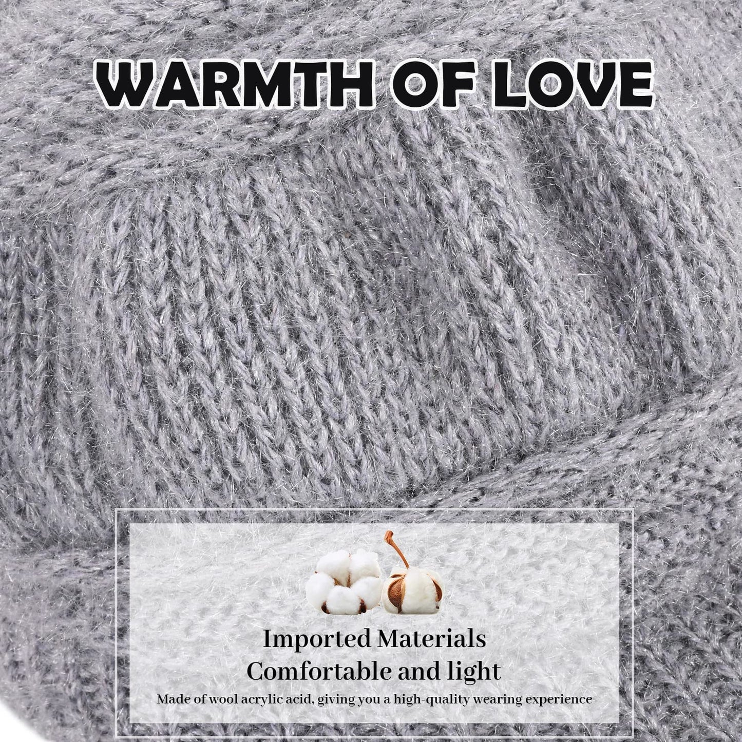 DANMY Women'S Winter Hat, Fleece Lined Womens Beanie Hat, Middle-Aged and Old Warm Earmuff Hat for Women Apparel & Accessories > Clothing Accessories > Hats DANMY