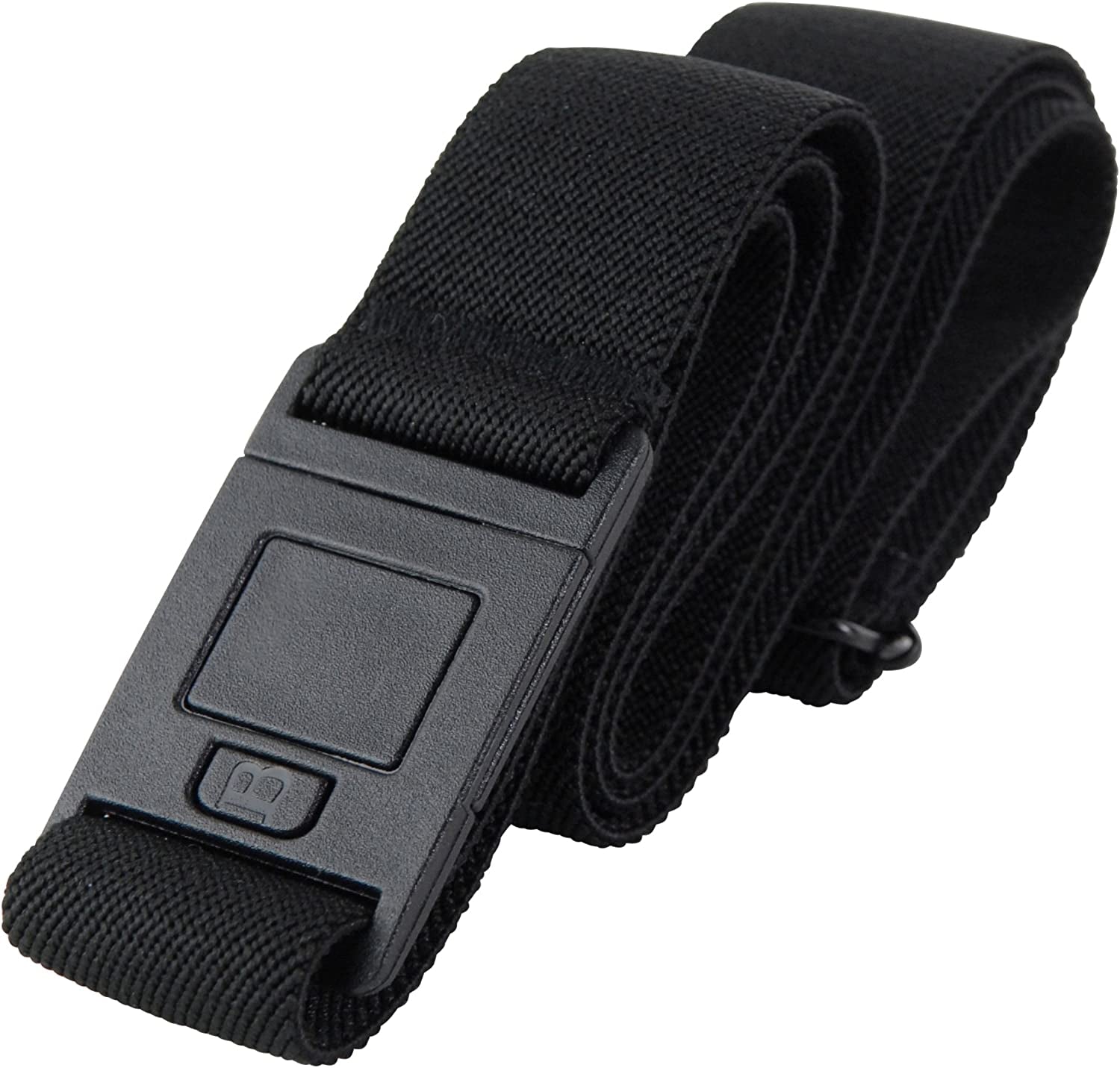 Beltaway-The Square Adjustable No Show Flat Buckle Belt Comfortably Holds Your Pants Up Apparel & Accessories > Clothing Accessories > Belt Buckles BELTAWAY Black/Denim One Size (0-14)