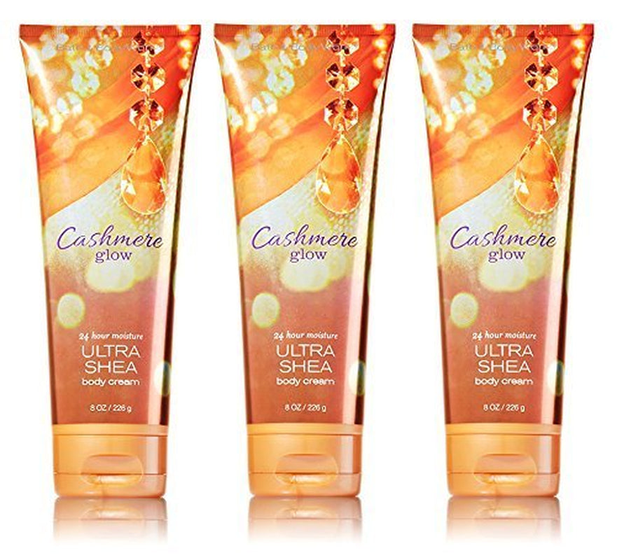 Lot of 3 Bath & Body Works Cashmere Glow 8.0 Oz Ultra Shea Body Cream Health & Beauty > Personal Care > Cosmetics > Bath & Body Bath and Body Works