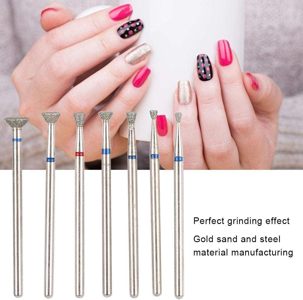 Huaer2020 Nail Grinding Head,Multi-Functional Nail Art Manicure Drill Bits Electric Manicure Grinding Head Tool for Nail Polishing Machine (NO.03) Health & Beauty > Personal Care > Cosmetics > Cosmetic Tools > Nail Tools huaer2020