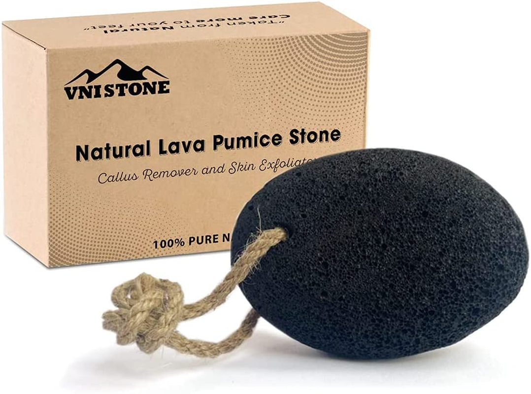 Foot Pumice Stone by VNI Stone - Natural Earth Lava Pumice Stone for Feet Callus Removal- Callus Warts Corn Removal - Pedicure Exfoliator for Dry Dead Skin, Heels, Palm - Healthy Foot Care Scrubber Health & Beauty > Personal Care > Foot Care VNI Stone