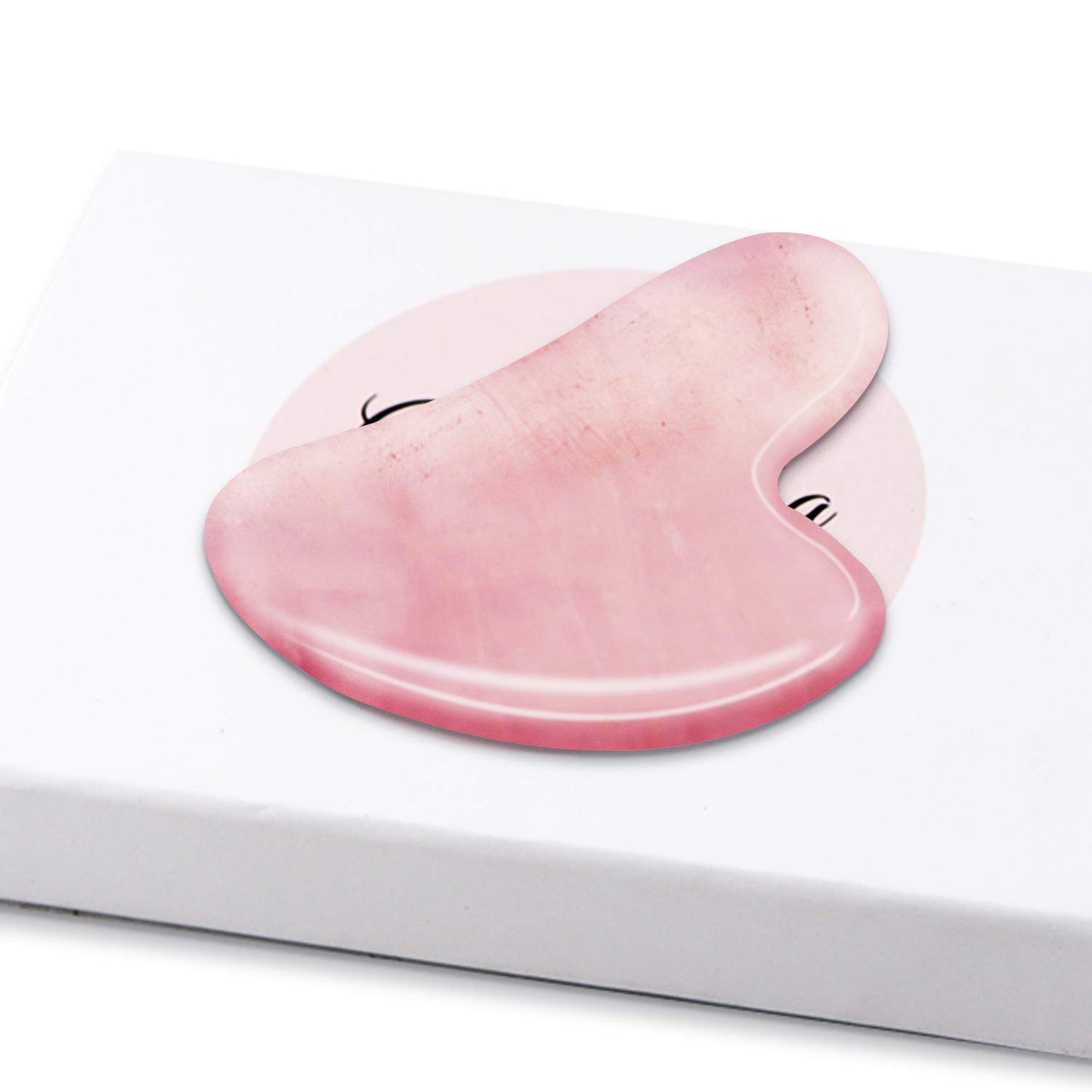 Rose Quartz Gua Sha Tool - Gua Sha Massage Tool for Facial Microcirculation Removes Toxins Prevents Wrinkles Boost Radiance of Complexion - 100% Authentic Genuine Rose Quartz Health & Beauty > Personal Care > Cosmetics > Cosmetic Tools > Skin Care Tools Sinikoro