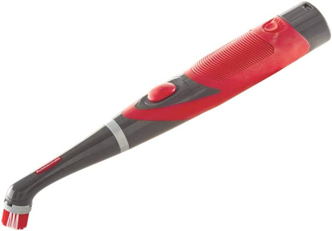 Rubbermaid Reveal Cordless Battery Power Scrubber, Gray/Red, Multi-Purpose Scrub Brush Cleaner for Grout/Tile/Bathroom/Shower/Bathtub, Water Resistant, Lightweight, Ergonomic Grip (1839685) Apparel & Accessories > Jewelry > Body Jewelry Rubbermaid