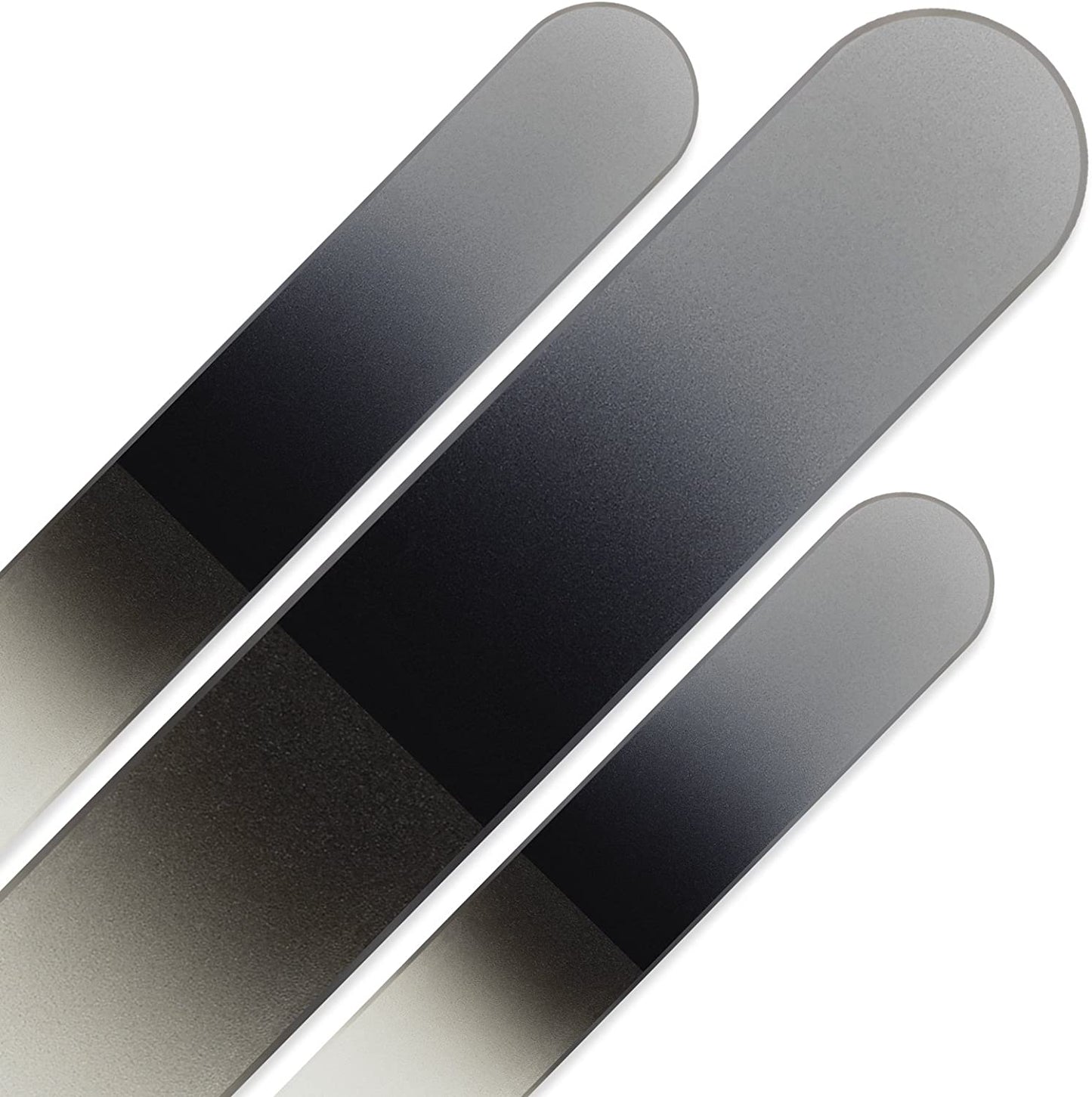 Mont Bleu Gift Set for Men of 3 Glass Nail Files in Pouch - Genuine Czech Tempered Glass - Handmade Gifts for Men - Premium Glass Nail File Manicure & Pedicure Tools Health & Beauty > Personal Care > Cosmetics > Cosmetic Tools > Nail Tools Mont Bleu