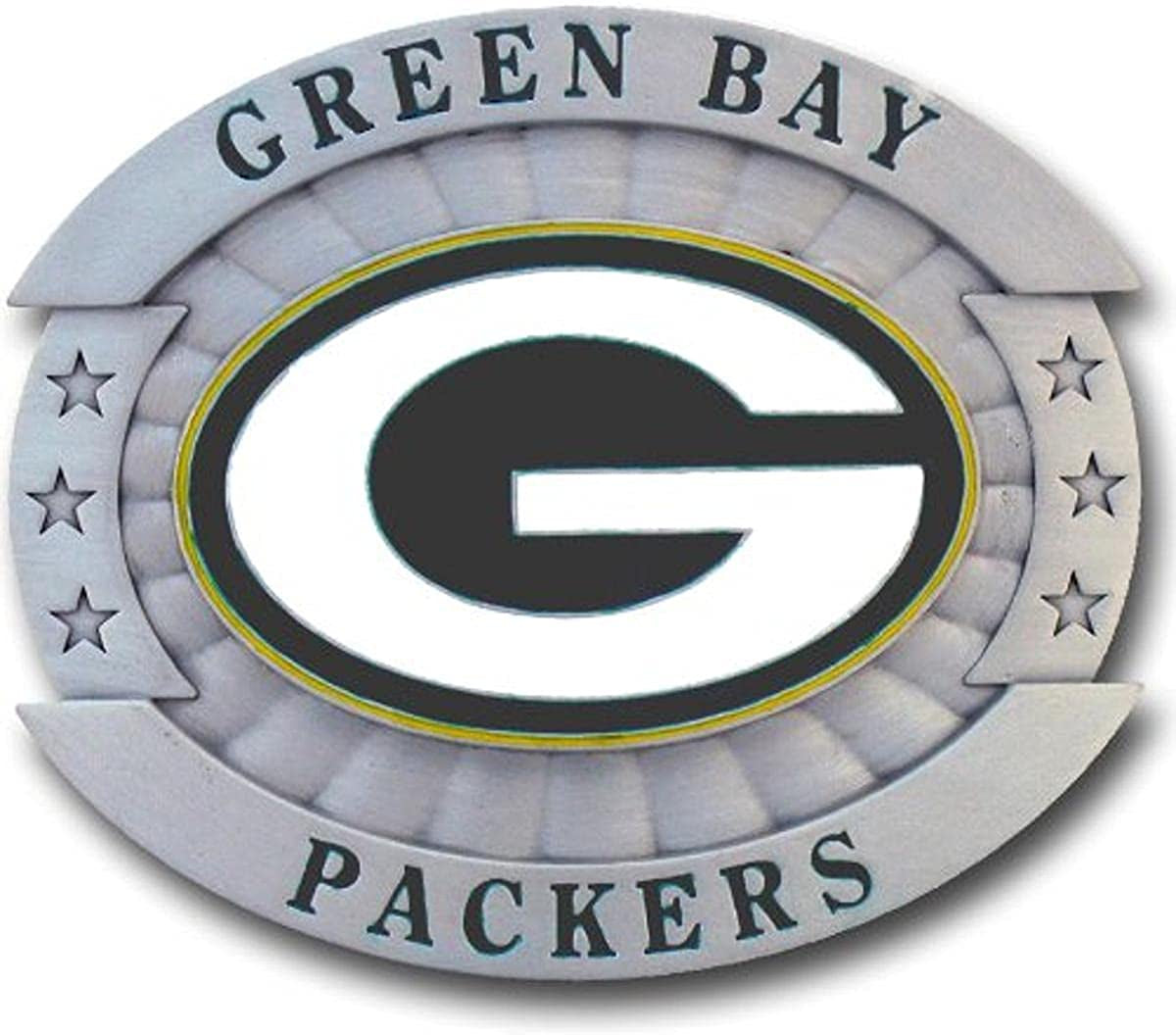 Siskiyou Sports NFL Unisex-Adult Oversized Buckle Apparel & Accessories > Clothing Accessories > Belt Buckles Siskiyou Green Bay Packers Green Bay Packers One Size