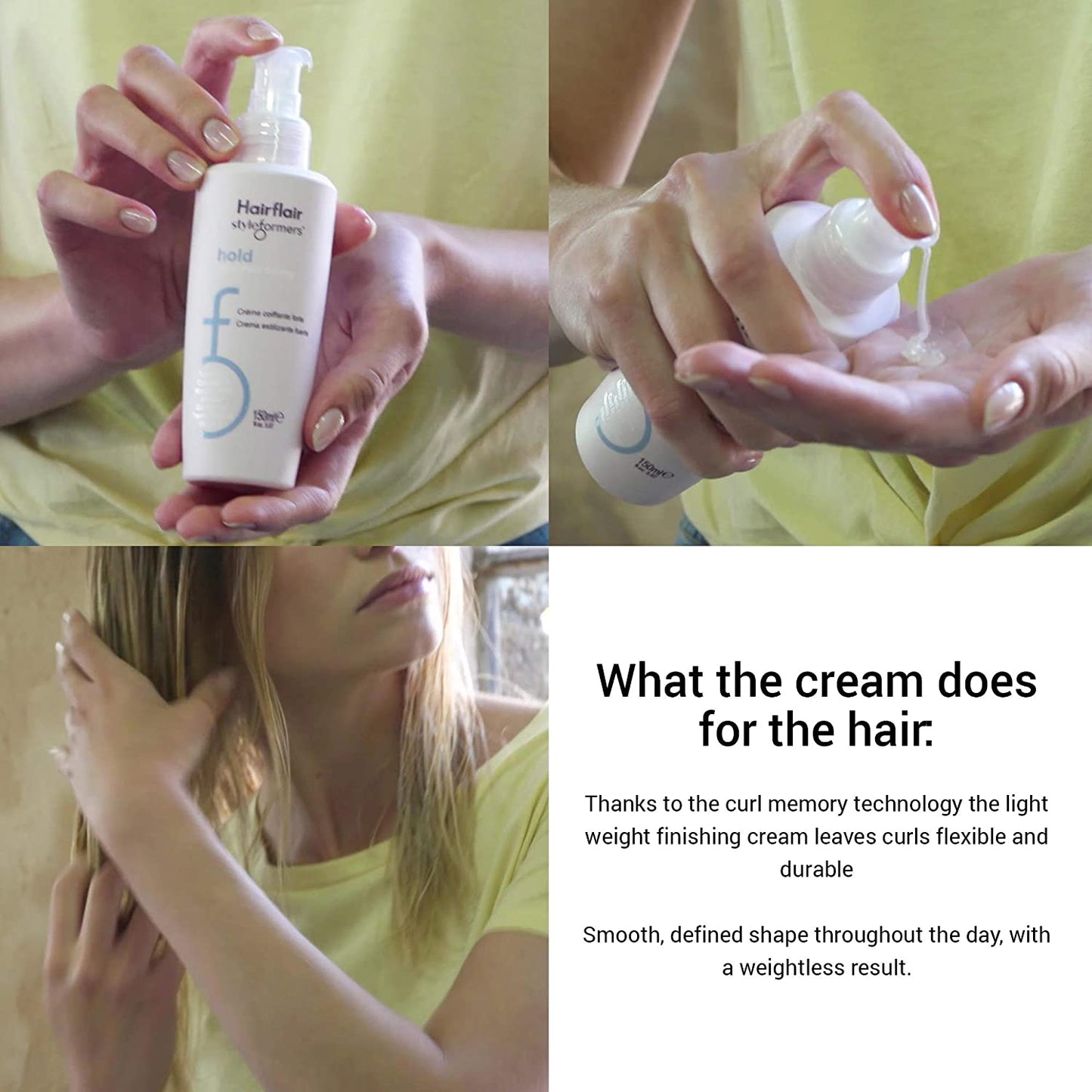 Hold Styleformers Styling Cream by Hair Flair • Defines Curls & Provides a Long-Lasting Hold • Heat Protection (5.07 Fl Oz / 150Ml) Health & Beauty > Personal Care > Hair Care Hair Flair