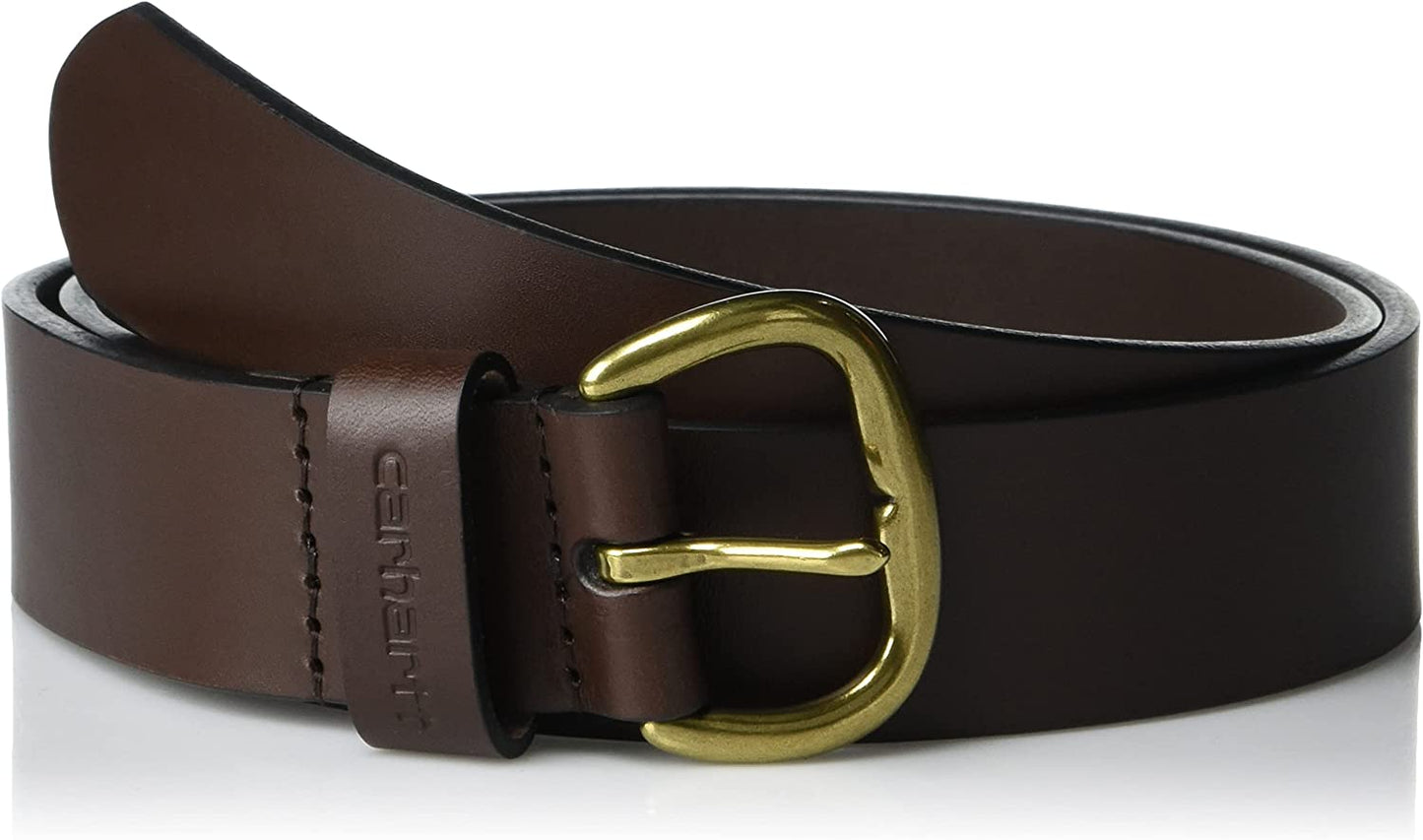 Carhartt Women'S Signature Casual Belt Apparel & Accessories > Clothing Accessories > Belts Carhartt Bridle Leather Debossed Keeper (Brown) X-Small