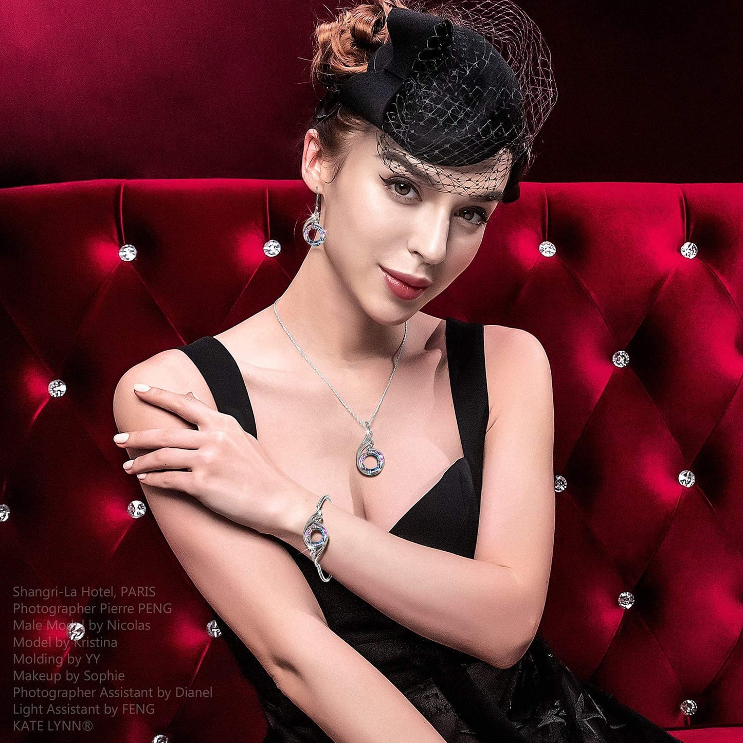 Kate Lynn "Rise from the Ashes" Phoenix Bracelet Made with Crystals from Austria, Adjustable Bangle Bracelet for Women 7"+2", Packaged with Jewelry Box, Christmas Gifts Birthday Gifts for Women, Symbol of Luck and Renewal Apparel & Accessories > Jewelry > Bracelets Kate Lynn