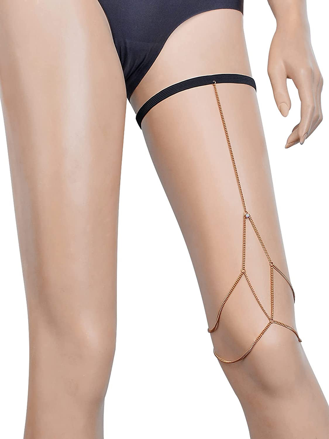 Gold Leg Chain Thigh Chain Cool Big Snake Leg Chain Jewelry for Women Girls Apparel & Accessories > Jewelry > Body Jewelry YANCHUN